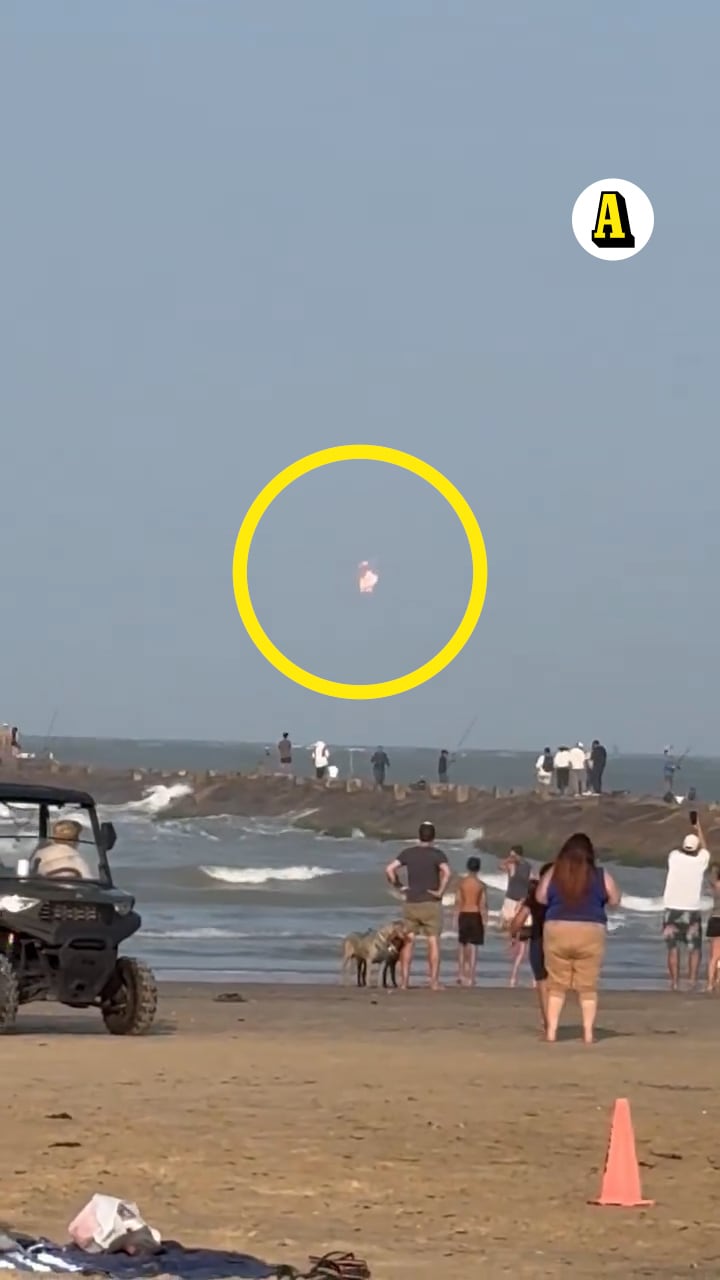 Här exploderar Musks megafarkost Starship