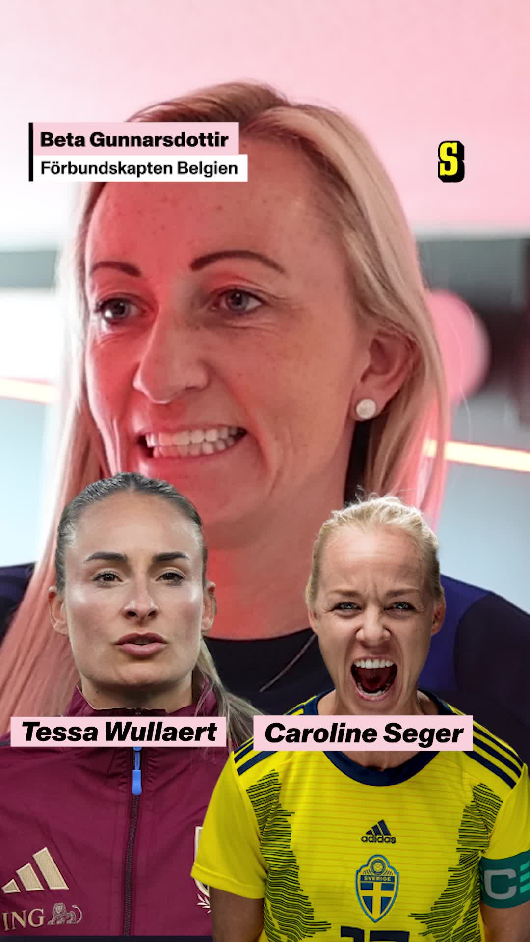 Sverige vs. Belgien med Beta Gunnarsdottir