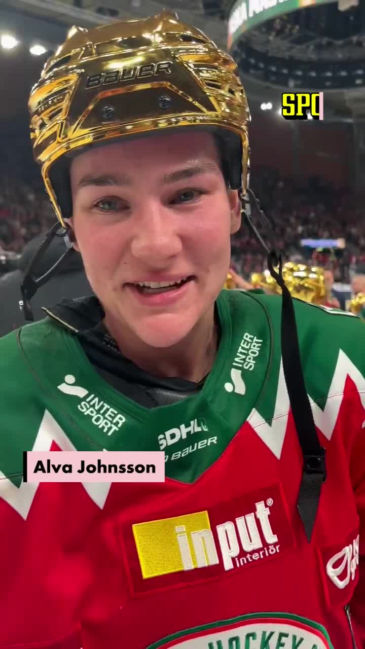 Alva Johnsson: “Det är stort för hela damhockeyvärlden."