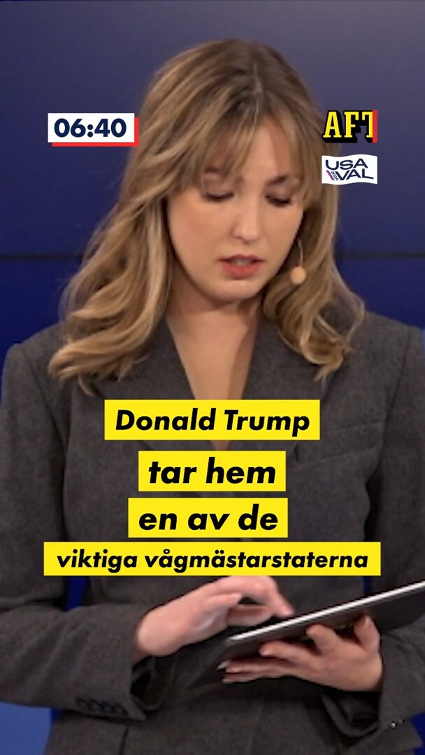 Senaste nytt: Trump vinner ännu en vågmästarstat