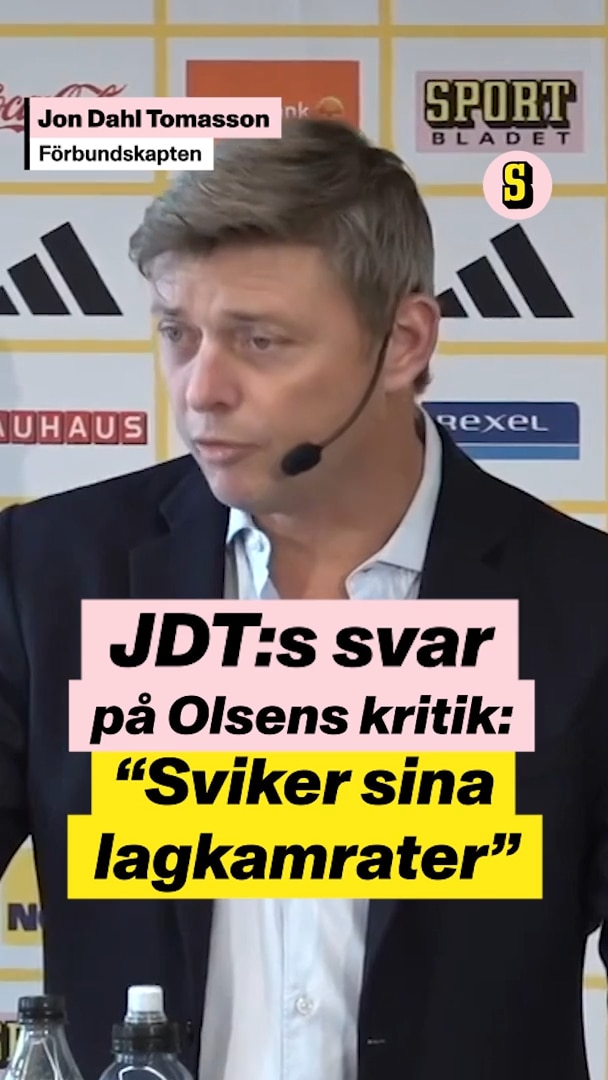 JDT: ”Jag är besviken på reaktionen från Robin”