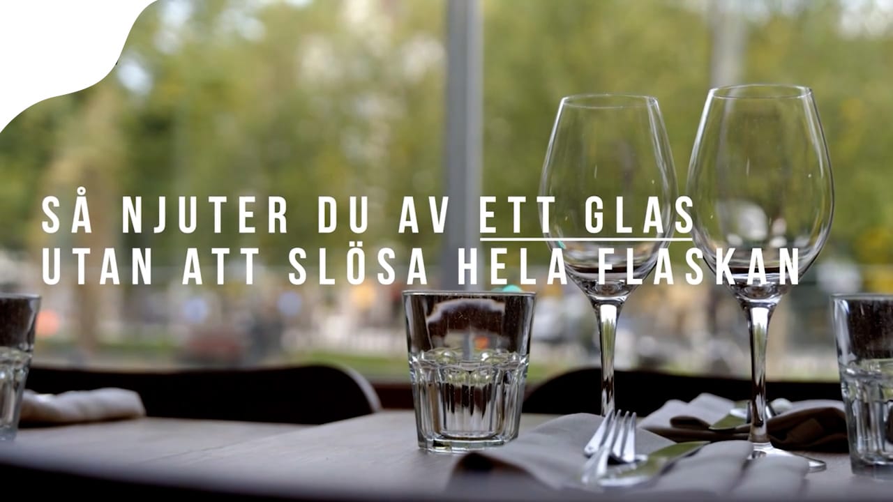 Så njuter du av ett glas utan att slösa hela flaskan