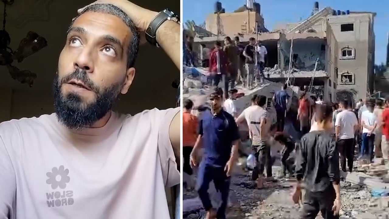 Ahmed är fast i Gaza: "Mitt sista meddelande"