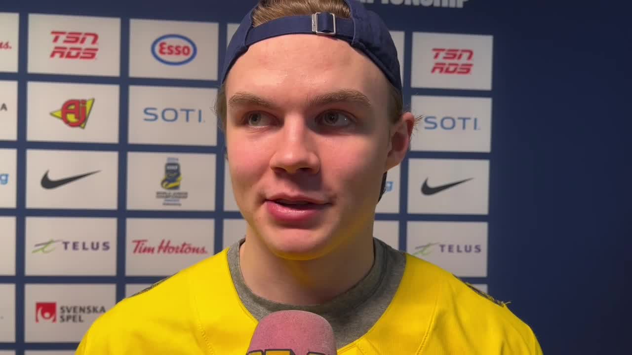 Axel Sandin Pellikka om målet: Såg ingen målvakt