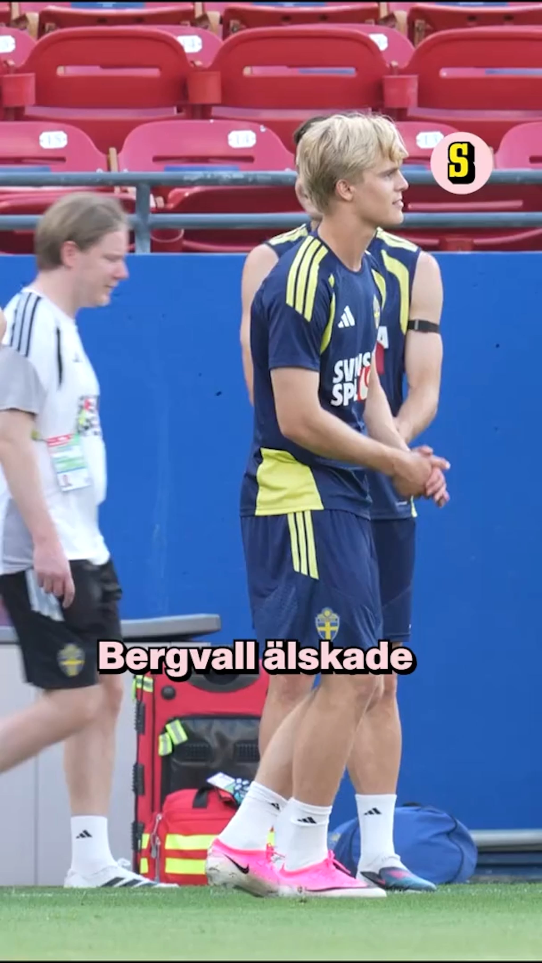 Här får Bergvall feeling på träningen
