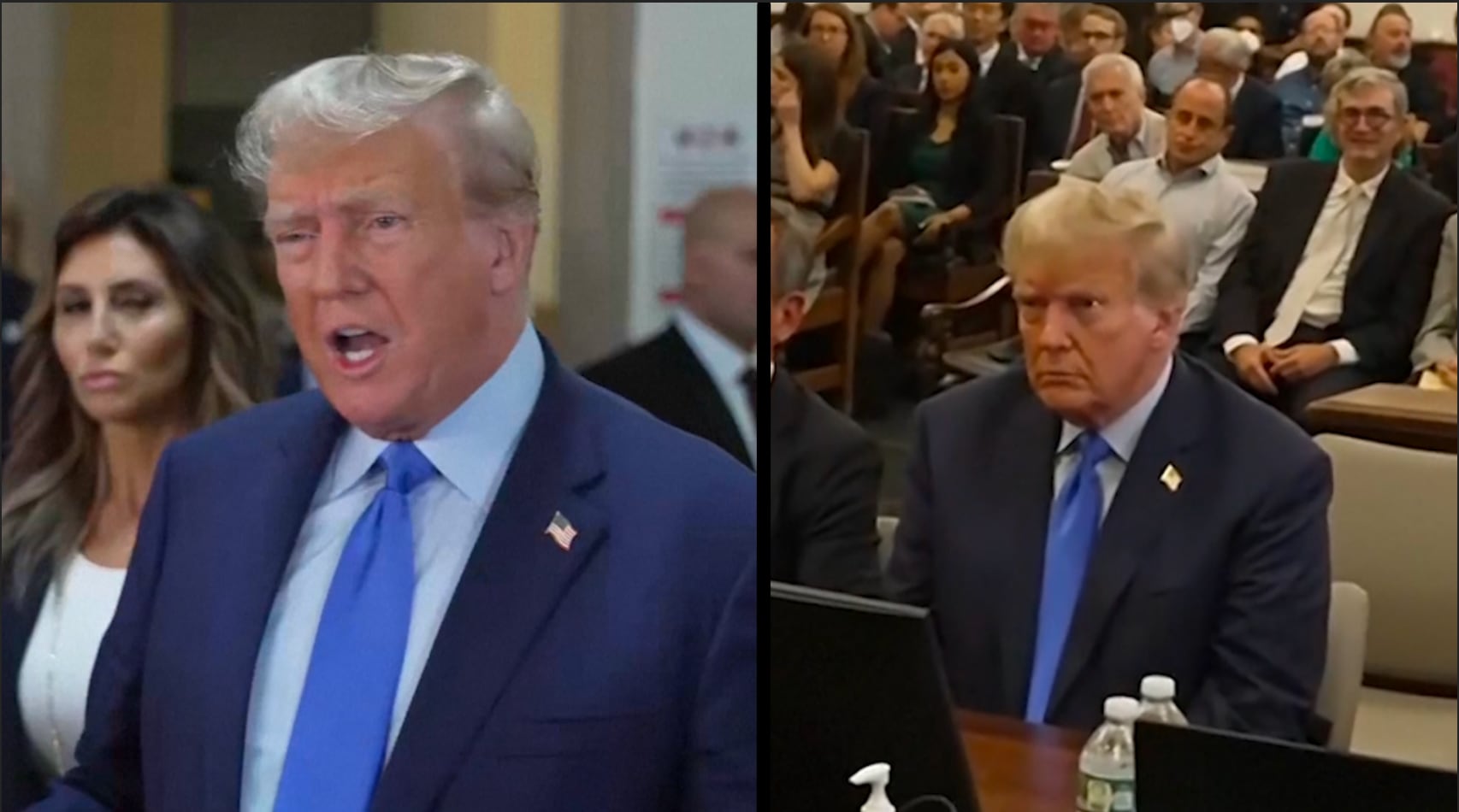 Trump i rätten: ”Vårt land är åt helvete”