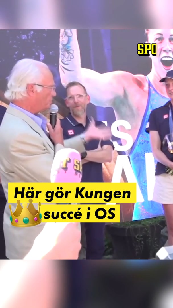 Här gör Kungen succé i OS