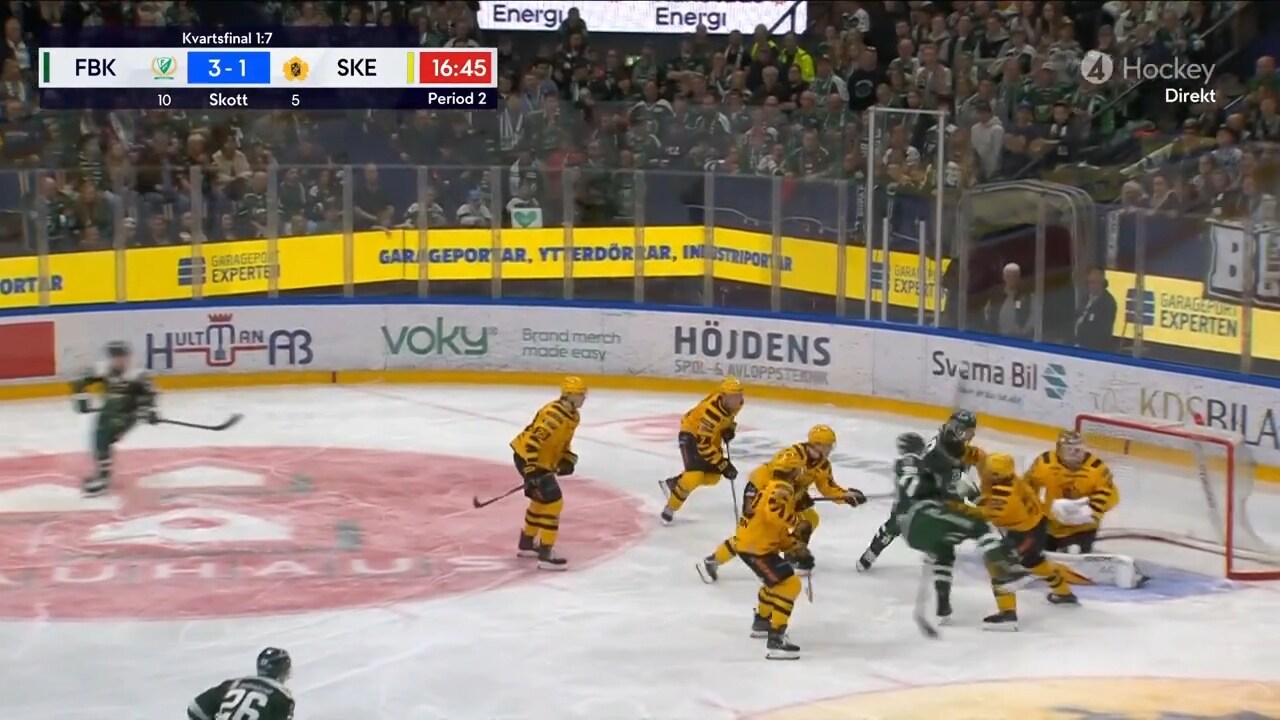 Färjestadspelarens show – gjorde hattrick i första kvarten