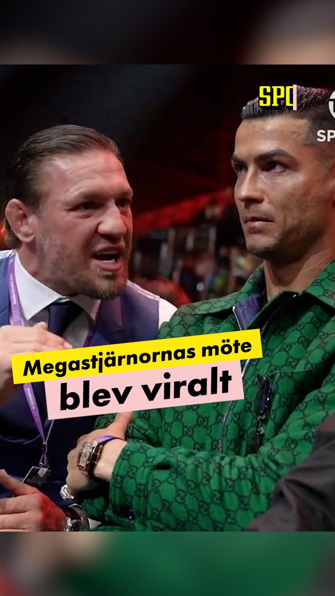Ronaldo och McGregor i viralt möte