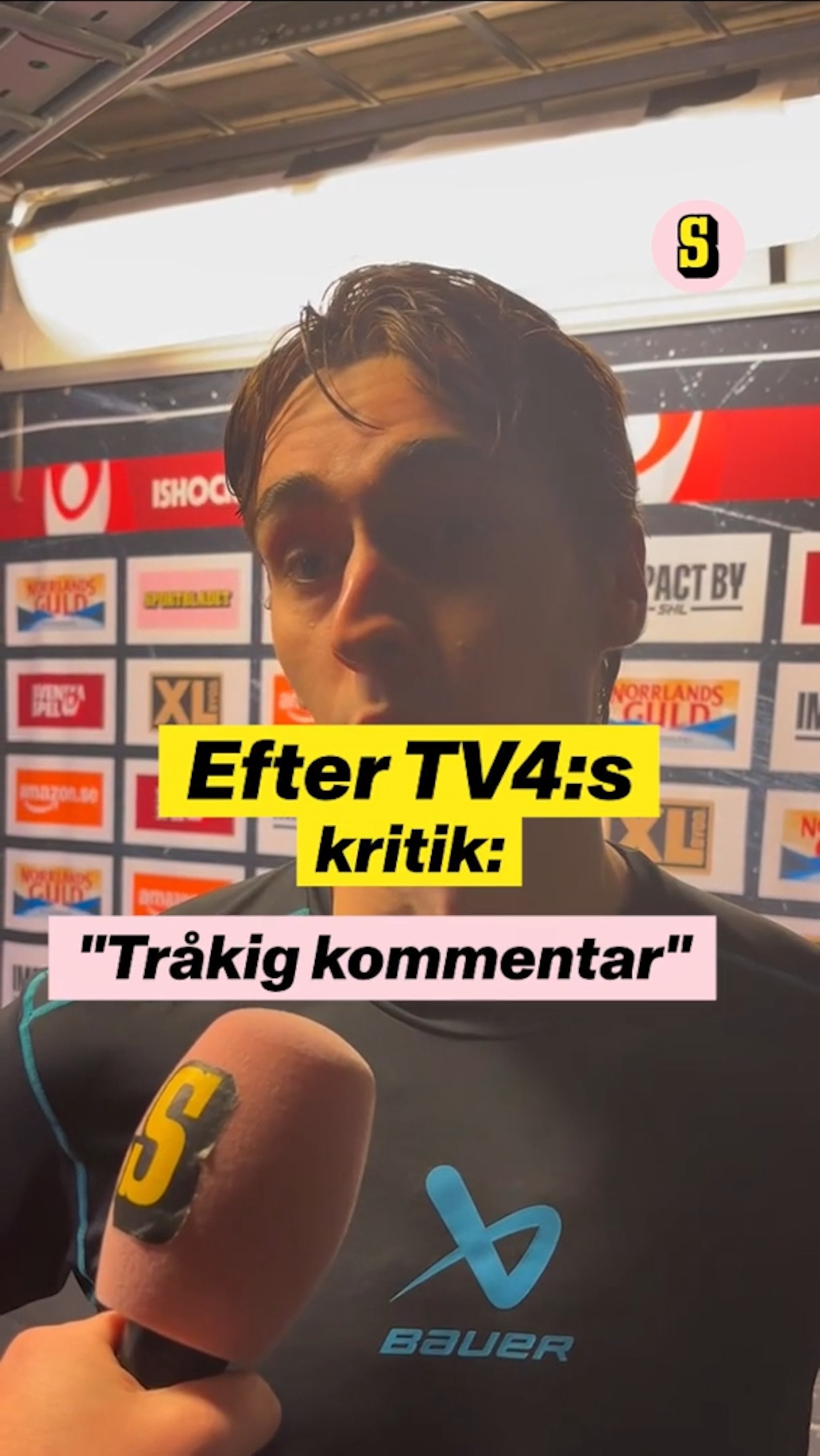 Arvid Holm efter förlust i skånederbyt