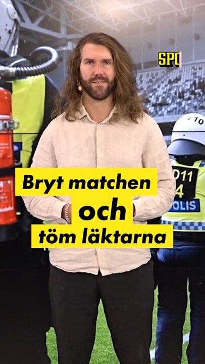 Polisen: Bryt matchen och töm läktarna !