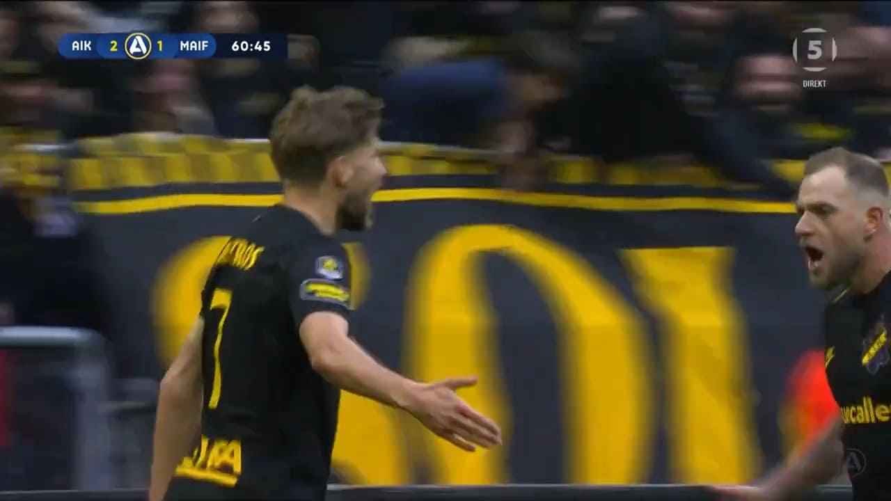 AIK vinner tidiga seriefinalen mot Mjällby