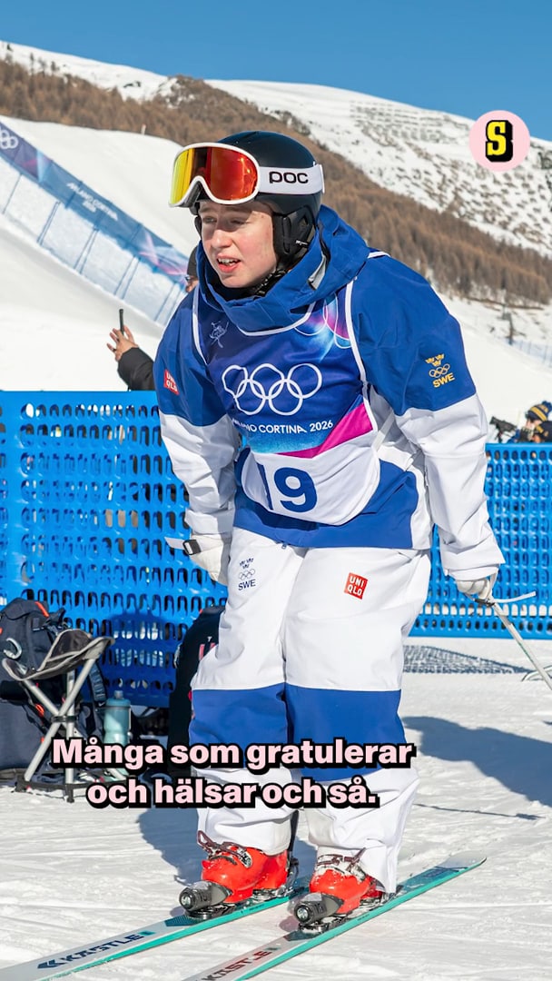 Han tävlar mot damerna på OS