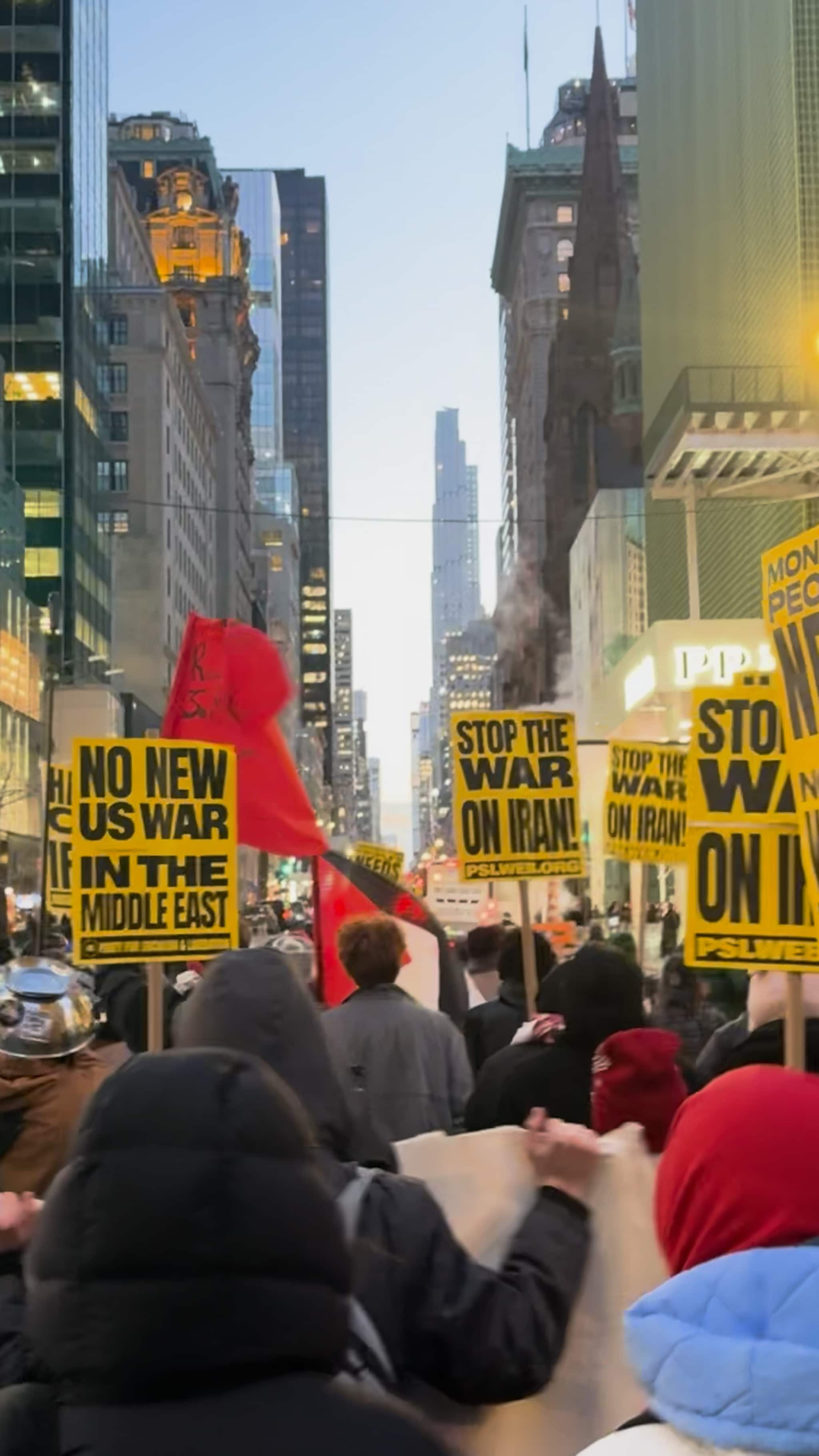 Protester i USA: ”Trump kommer inte att skicka sin son”