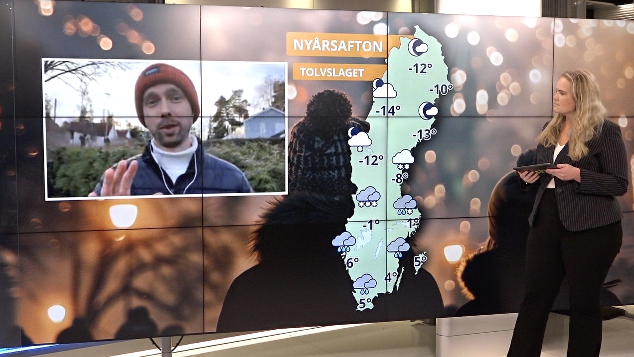 Så blir nyårsvädret: ”Här hittar man sämsta platserna”