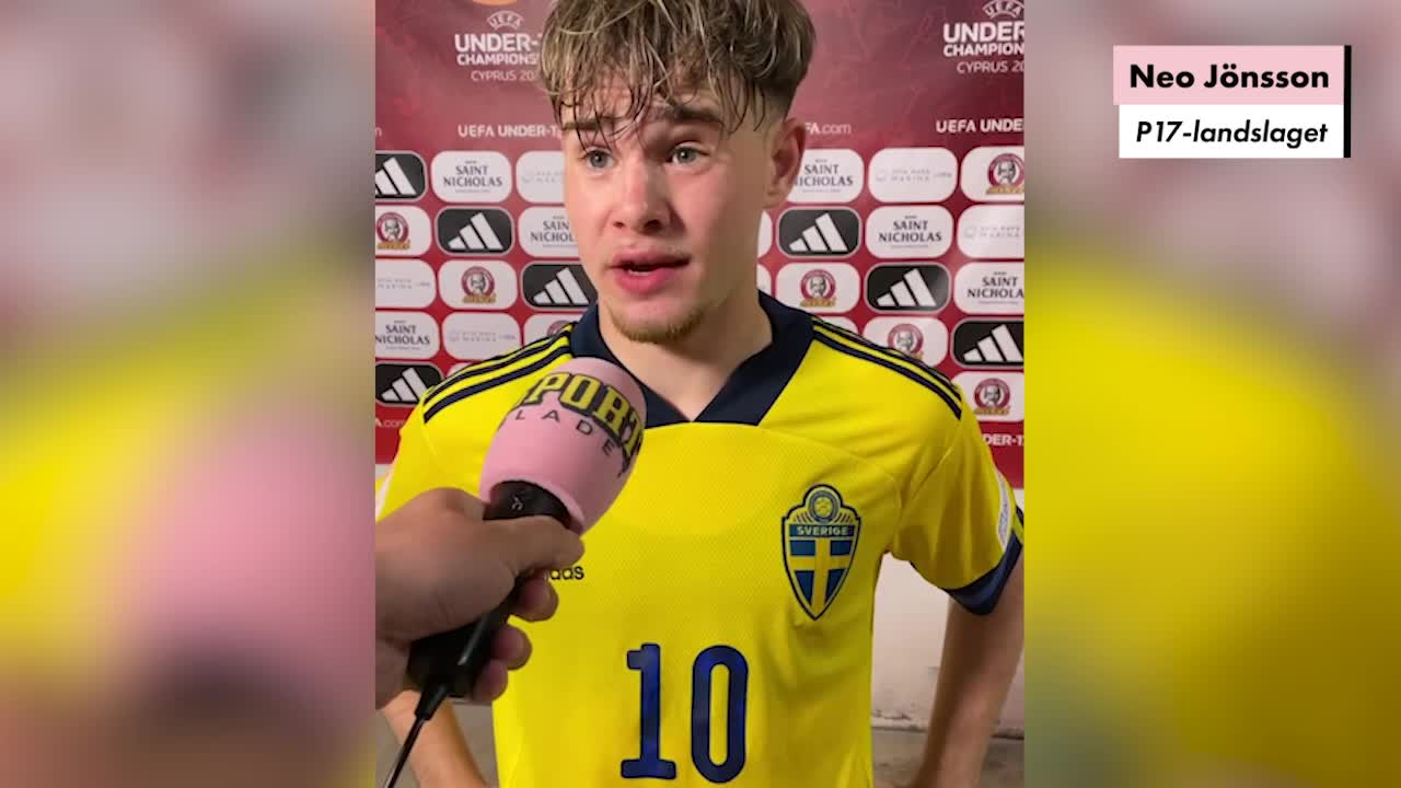 Neo Jönsson efter öppningsmatchen i EM: "Man blir lite irriterad"