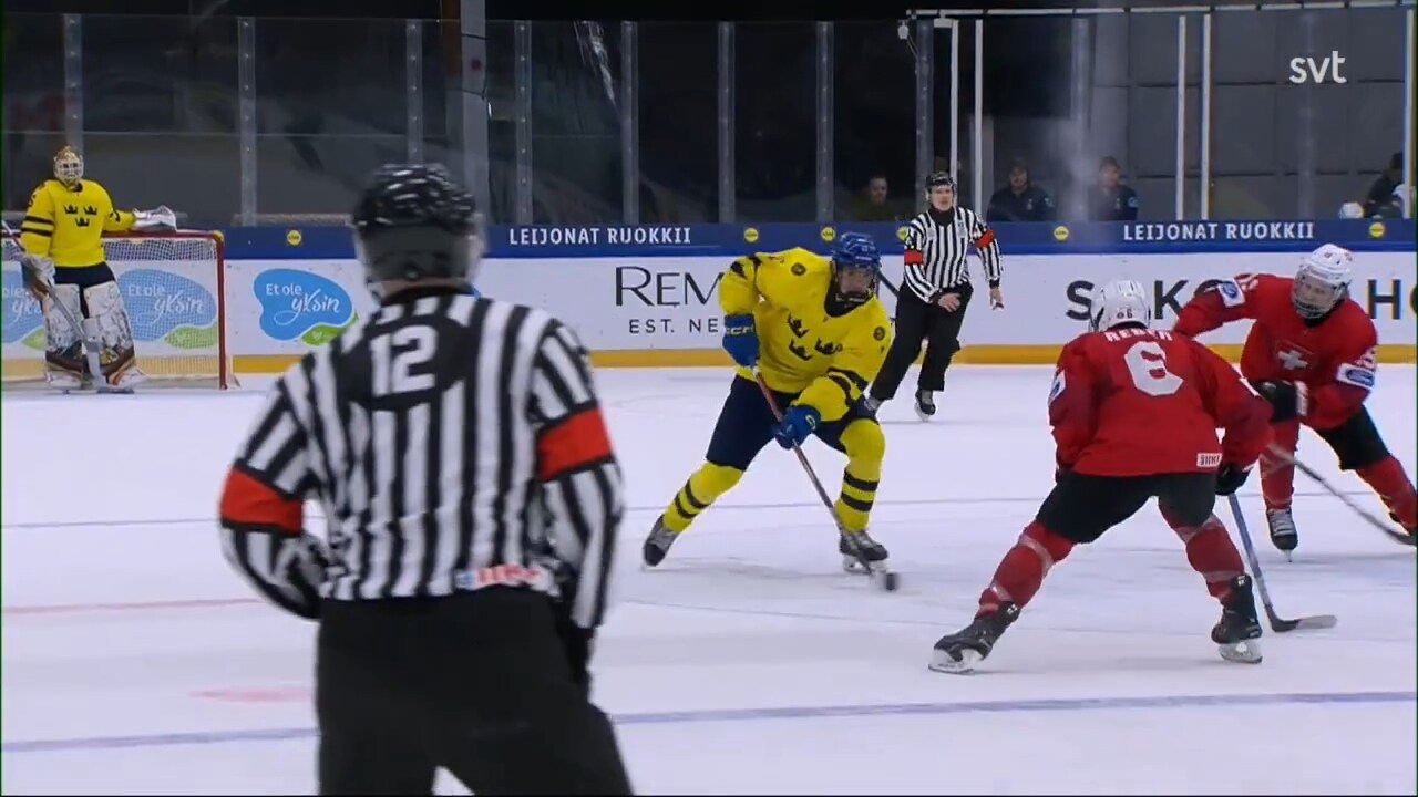 Småkronornas Valter Lindberg hjälte mot Schweiz – se målen