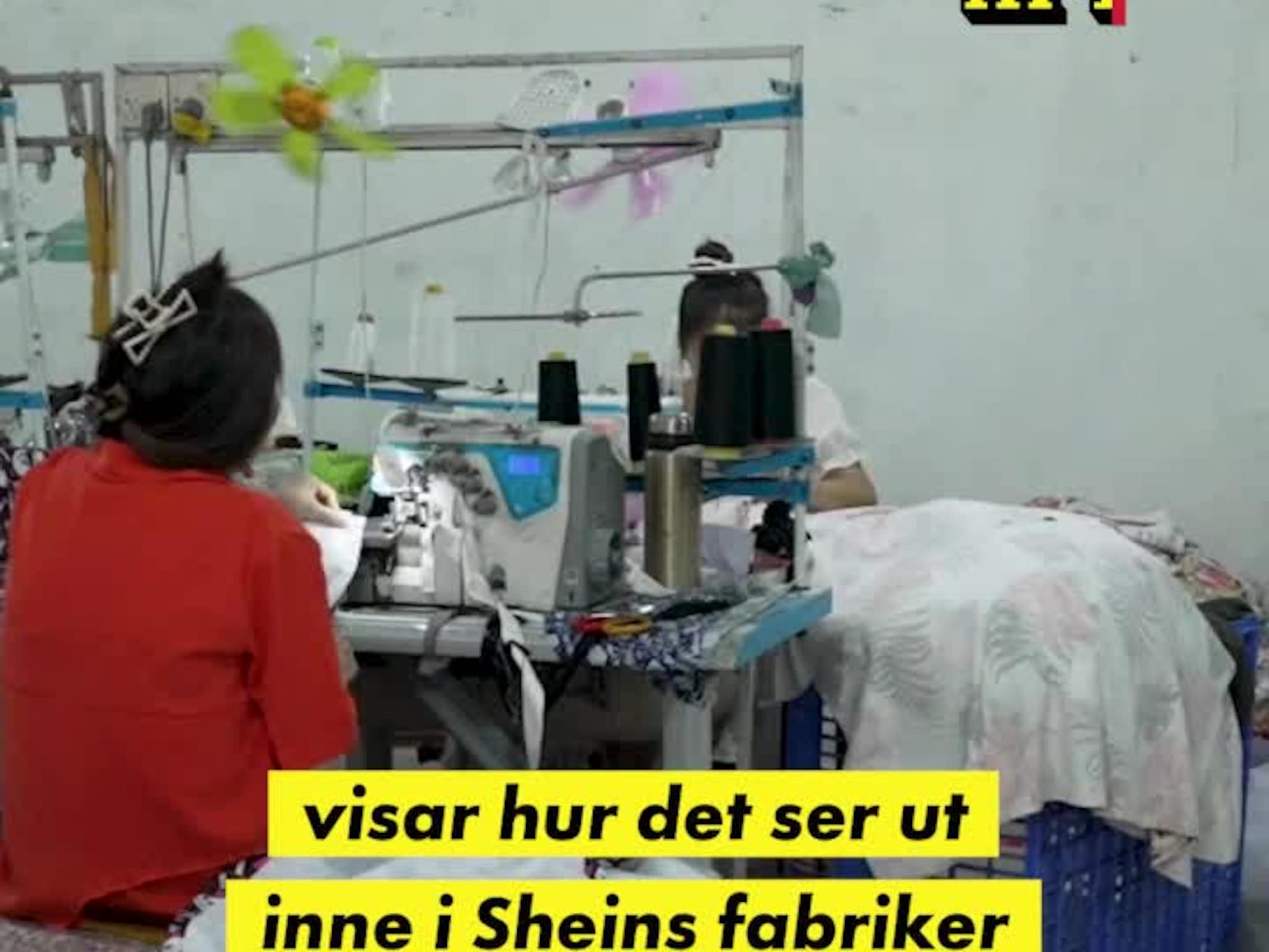 Se bilderna inifrån Shein-fabriken