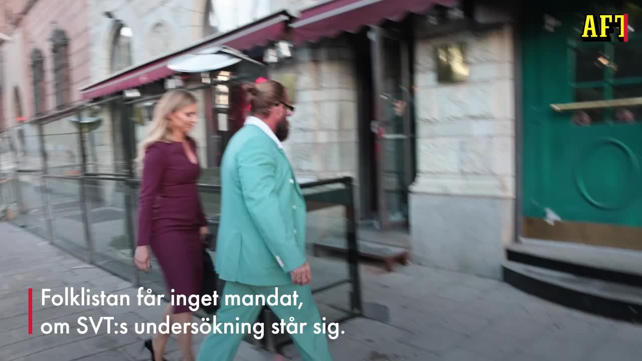 Folklistans Jan Emanuel Och Sara Skyttedal Flyr Valvakan - Aftonbladet TV