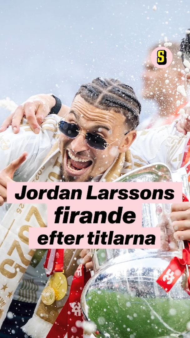 Jordan Larssons firande: ”Otroligt”