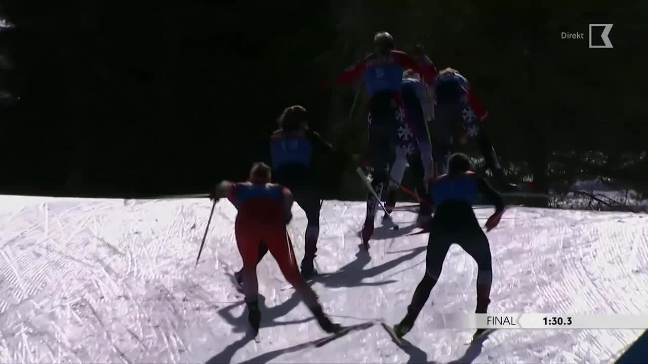 Elin Henriksson tar guld i längdsprinten - se här