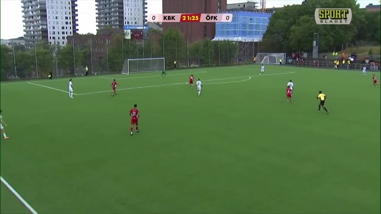 Karlberg skrällde och slog ut Östersund ur svenska cupen – se målen här