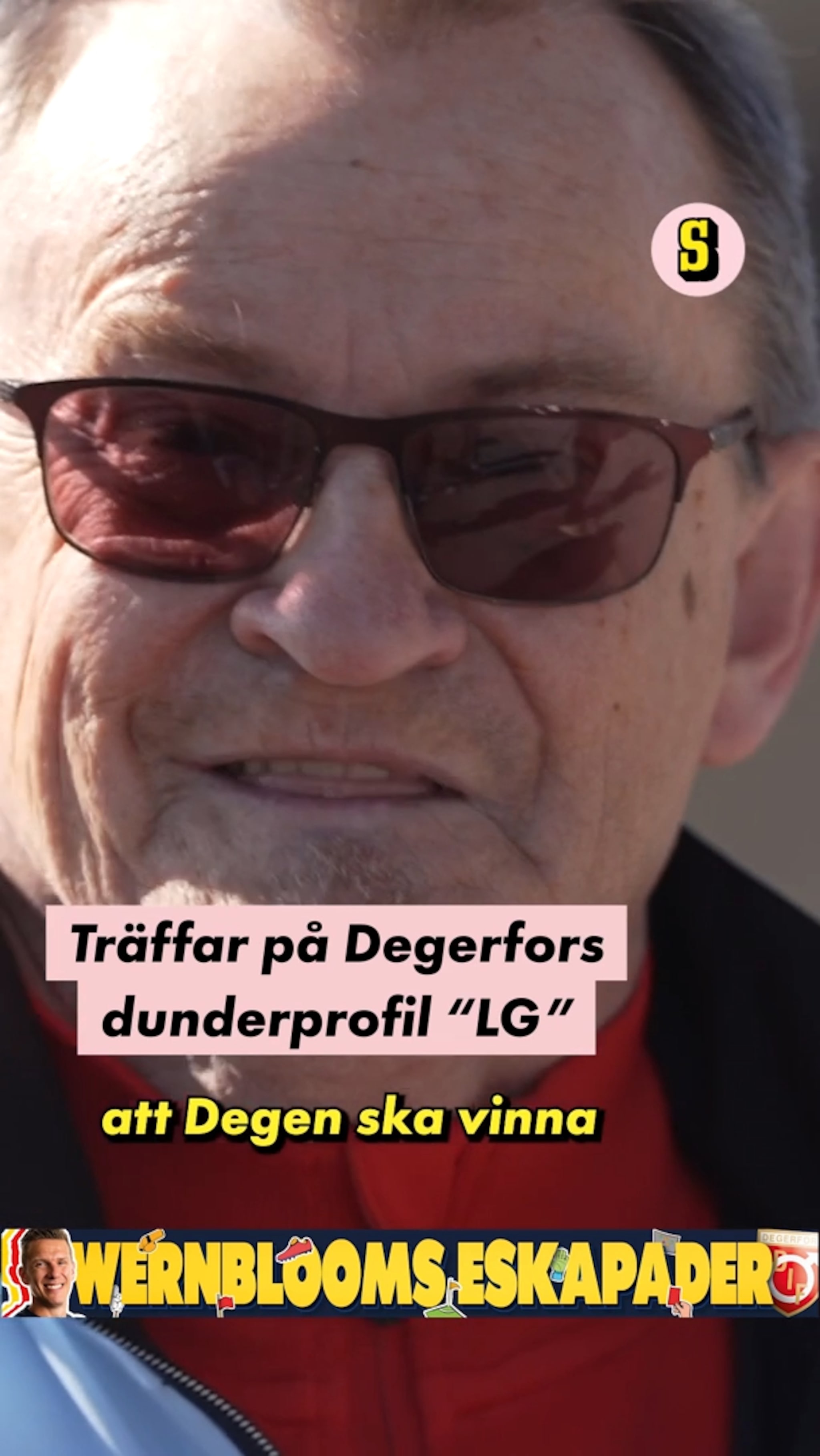 "Har med mig k*thet och en jävla vilja att Degen ska vinna!"