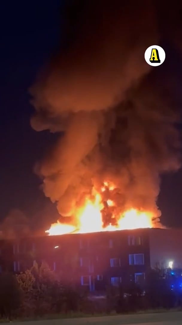 Brand i flerfamiljshus i Nykvarn