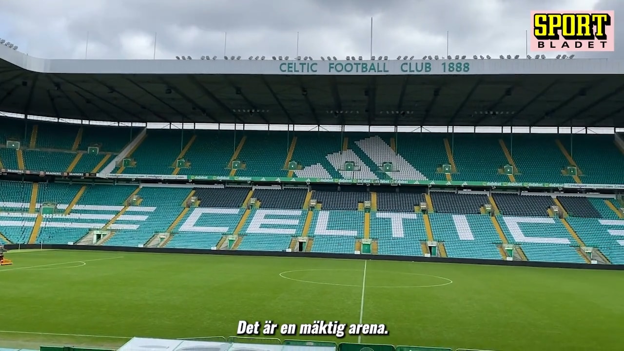 Rundvisning på Celtic Park: ”Där satt Henke, Lustig och Guidetti”