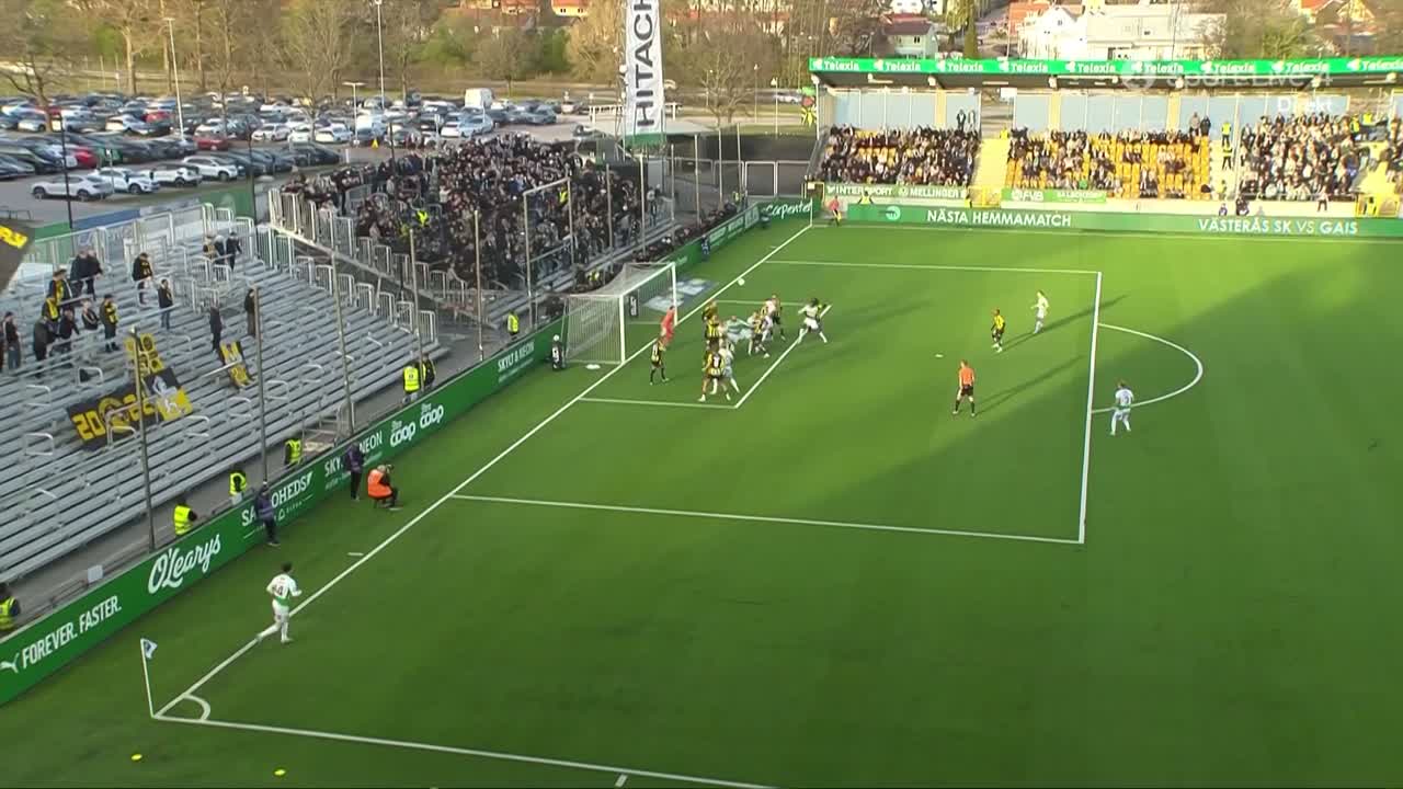 Häcken kryssar mot Västerås – se målen här