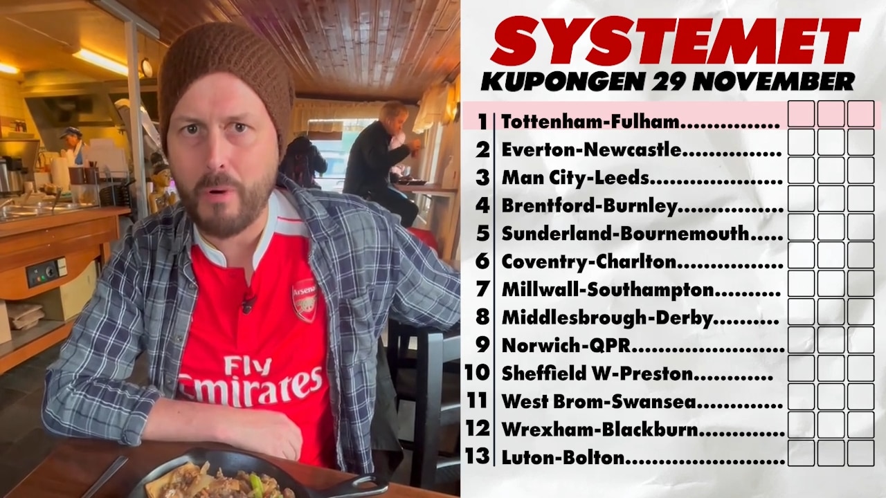 Stryktipset 29 november: Experternas bästa skrällar, spikar och drag