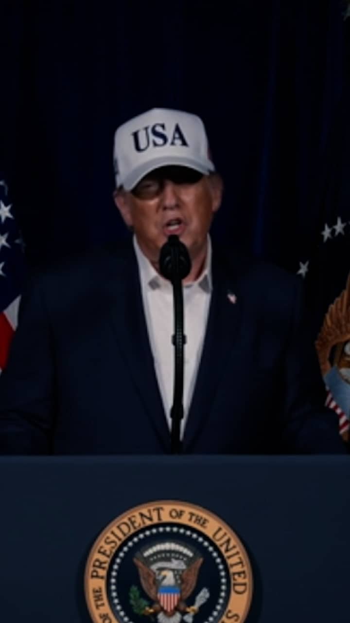 Hör hela Donald Trumps tal