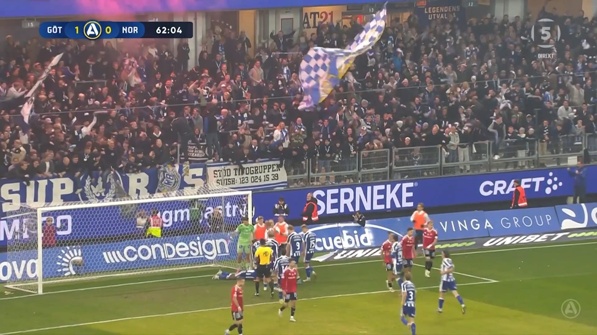 Blåvitt vinner – tvingar Norrköping till kvalspel! Se klipp!