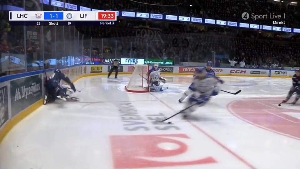 Otäcka bilder när Linköping vann