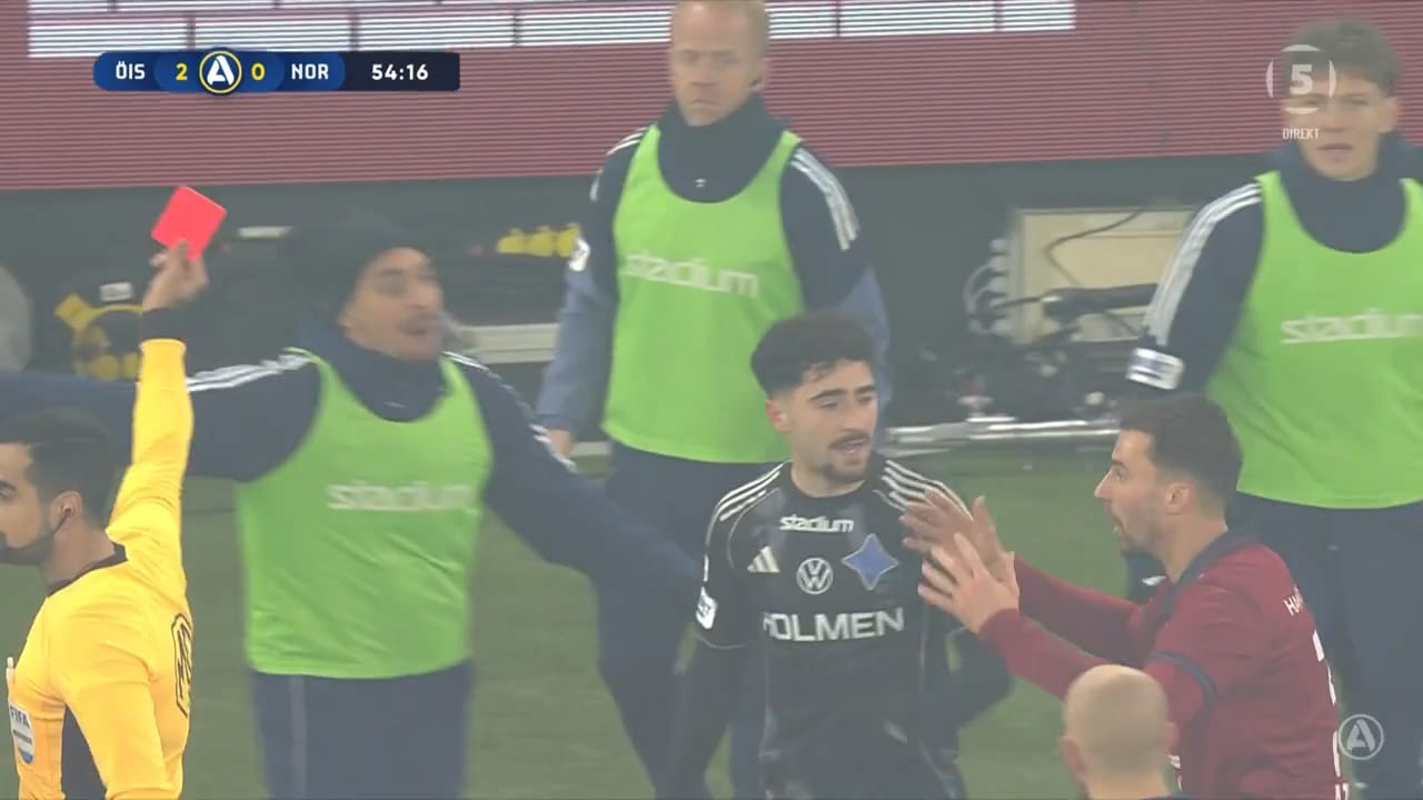 Norrköping kollapsade mot Örgryte – trots röda kortet