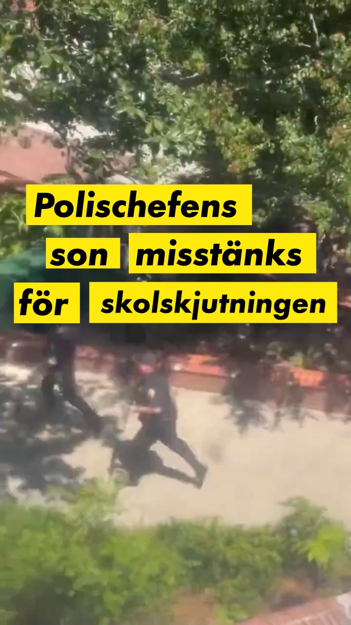 Polischefens son misstänks för skolskjutningen