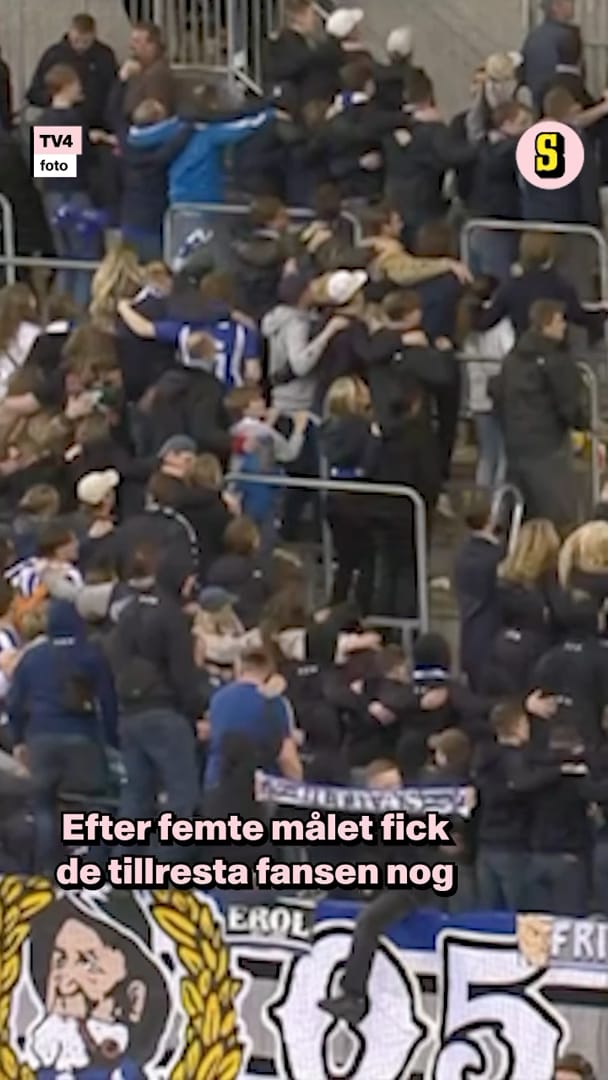Blåvitt totalt förnedrat – fansen vände ryggen