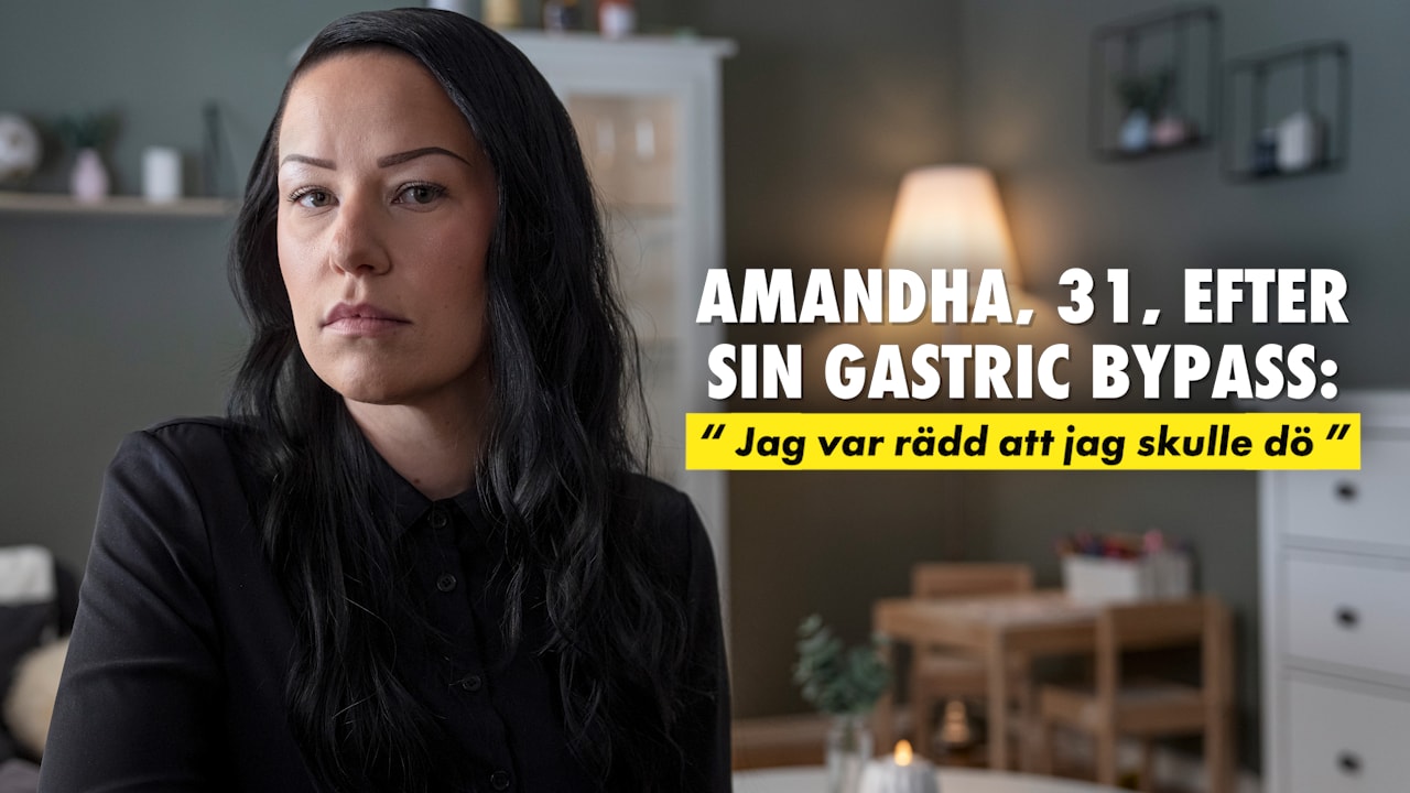 Hör Amandha, 31, om komplikationerna efter sin gastric bypass