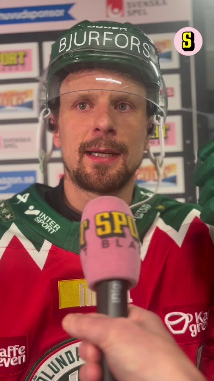Nicklas Lasu fick matchstraff när Frölunda förlorade