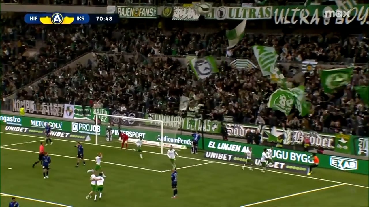 Här räddar han tre poäng för Hammarby mot Sirius