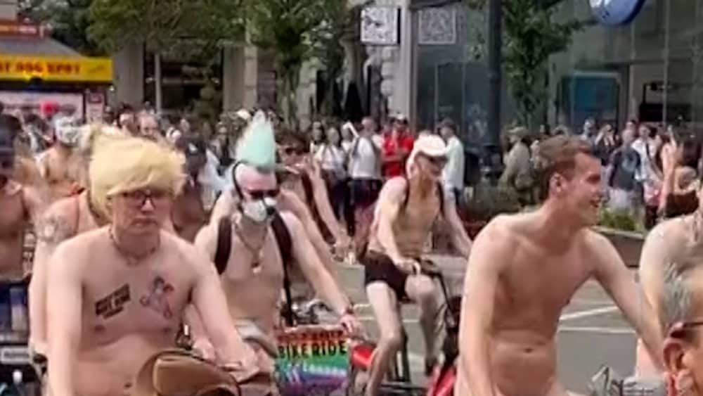 Cyklar nakna &ndash; mitt i huvudstaden