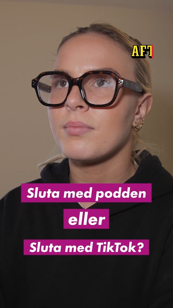 Perla Rainey Malmberg väljer podden över Tiktok