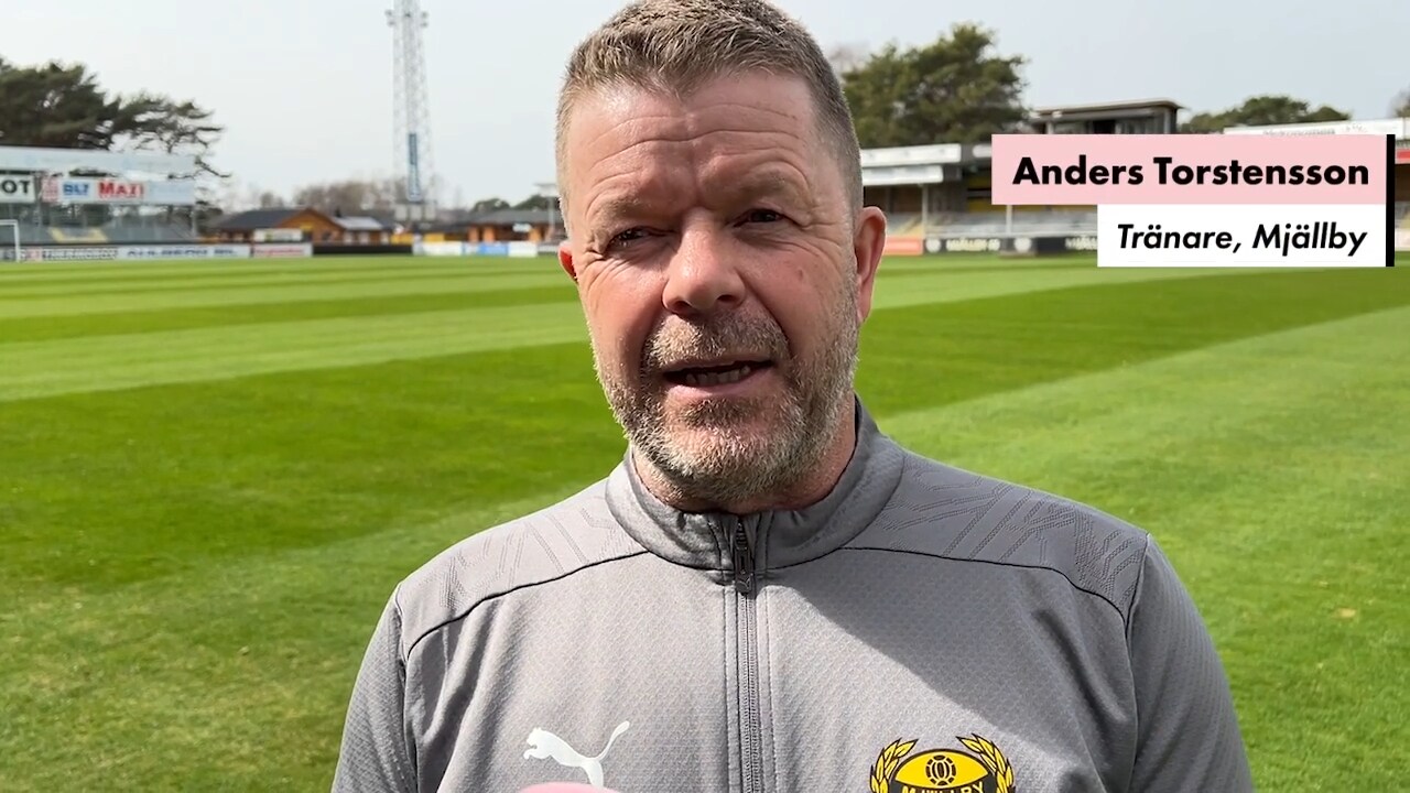 Mjällbys tränare Anders Torstensson om Torstensson om Mjällbys