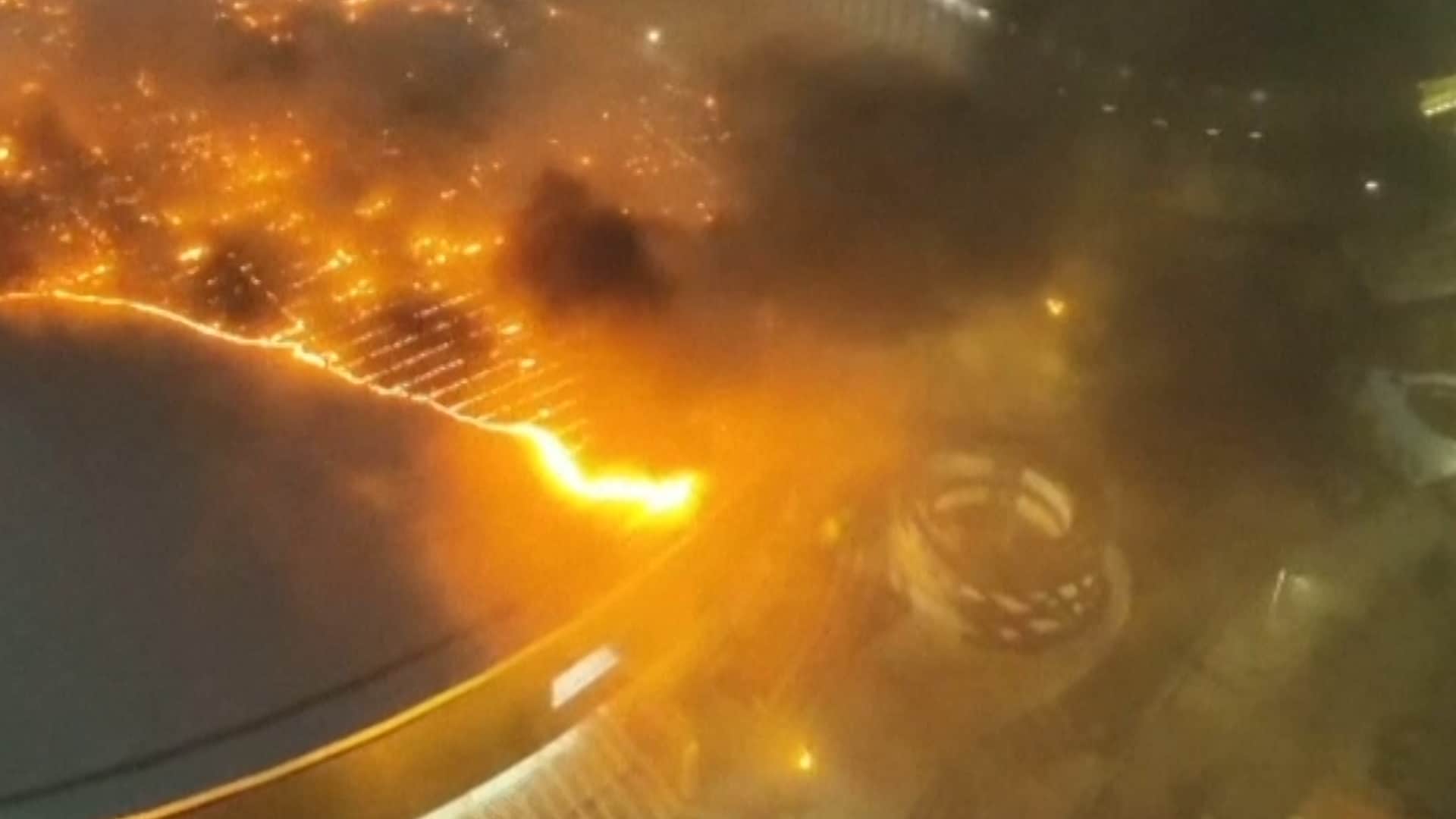 OS-arenan i storbrand