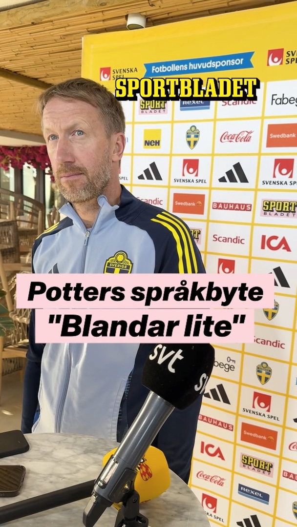 Nytt språkbyte för Potter: "Blandar lite"