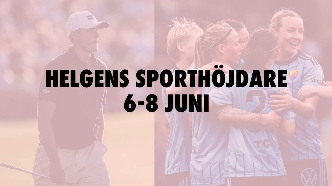 Här är helgens sporthöjdare 6–8 juni