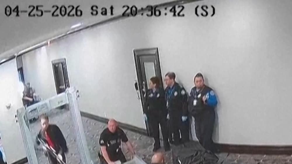 Ny video p&aring; skytten vid Trumps middag - sk&ouml;t polis