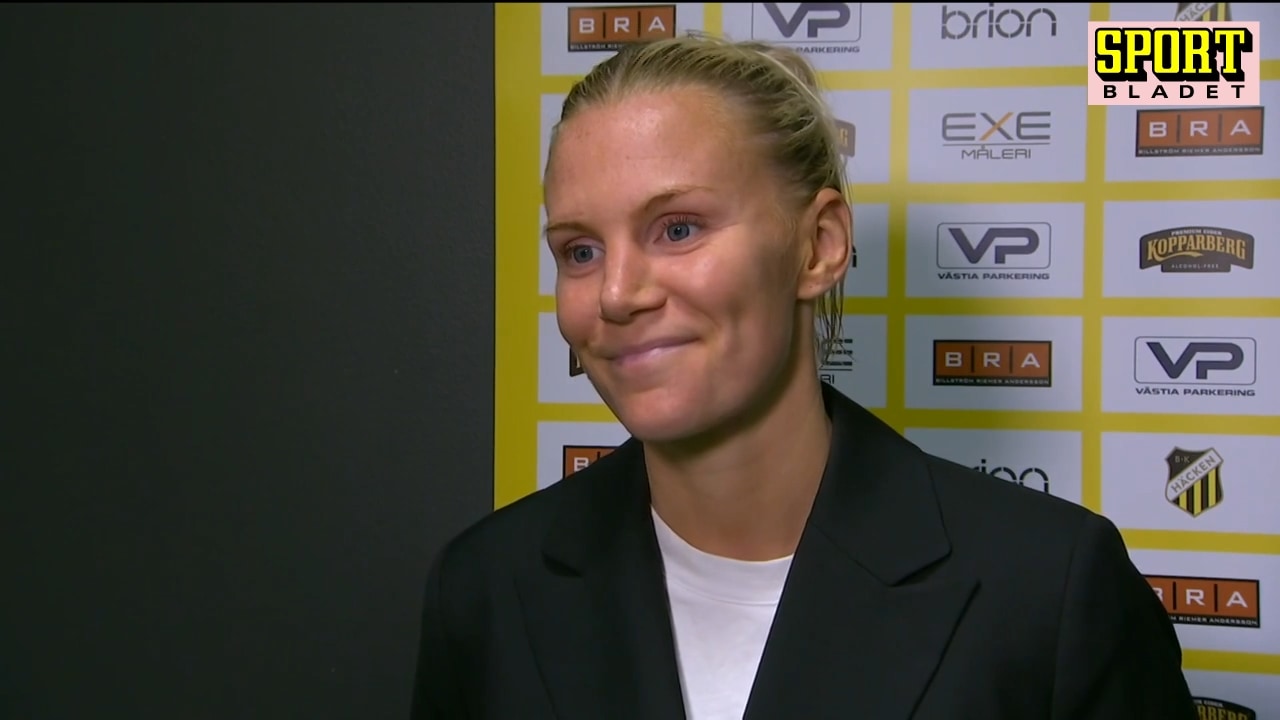 Josefine Rybrink efter vinsten mot Arsenal: ”Stolt över tjejerna”