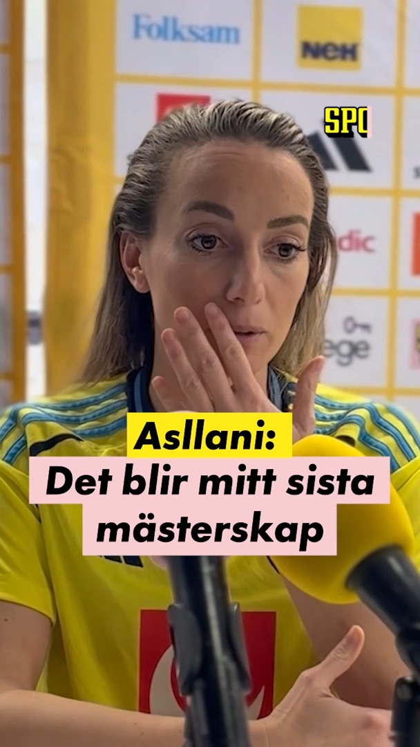 Asllani berättar: Det blir mitt sista mästerskap