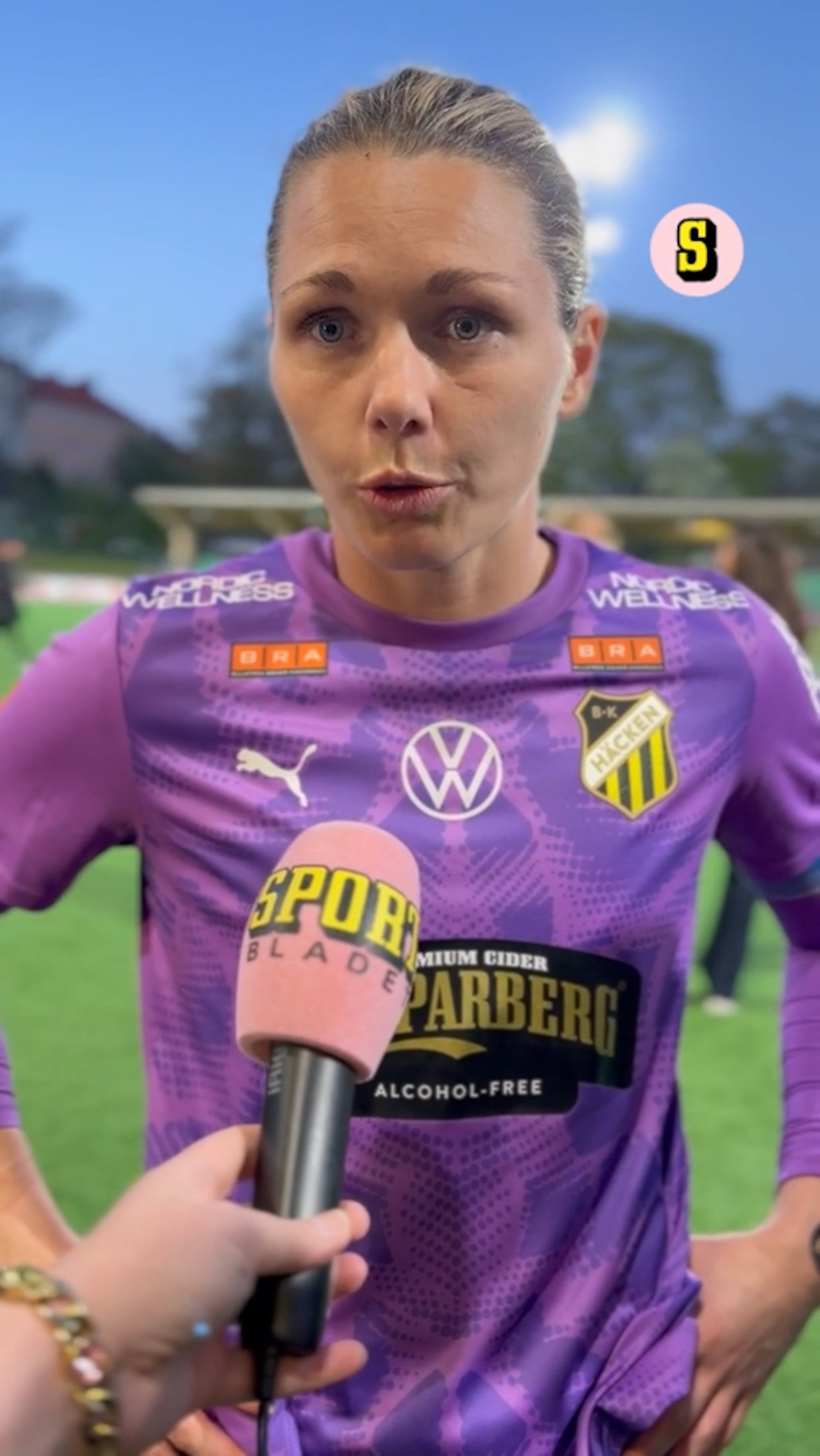 Jennifer Falk: ”Hoppades den skulle gå i stolpen...”